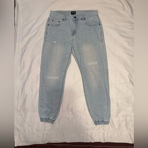 LAKH Supply Light Blue Jogger Jeans